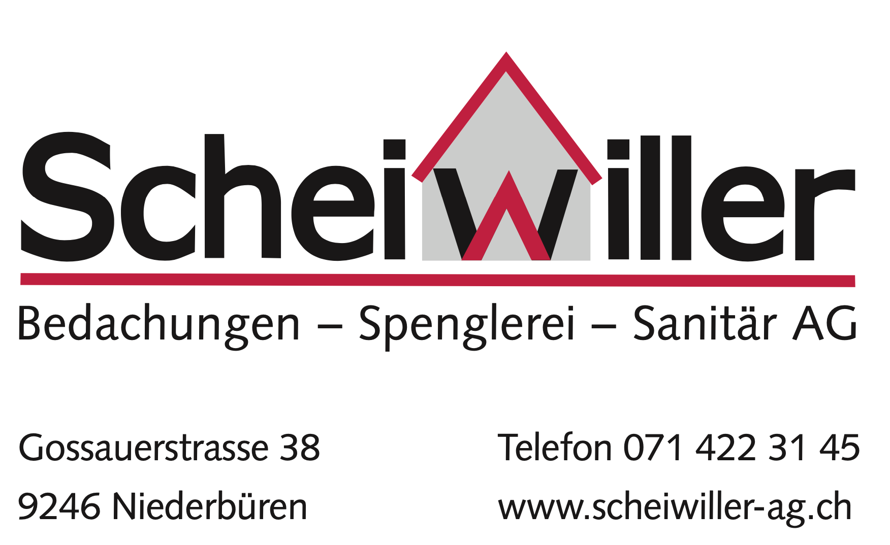 Scheiwiller Bedachungen-Spenglerei- Sanitär AG